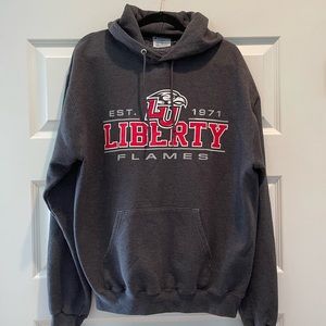 Liberty University Men’s Size M Gray Hoodie